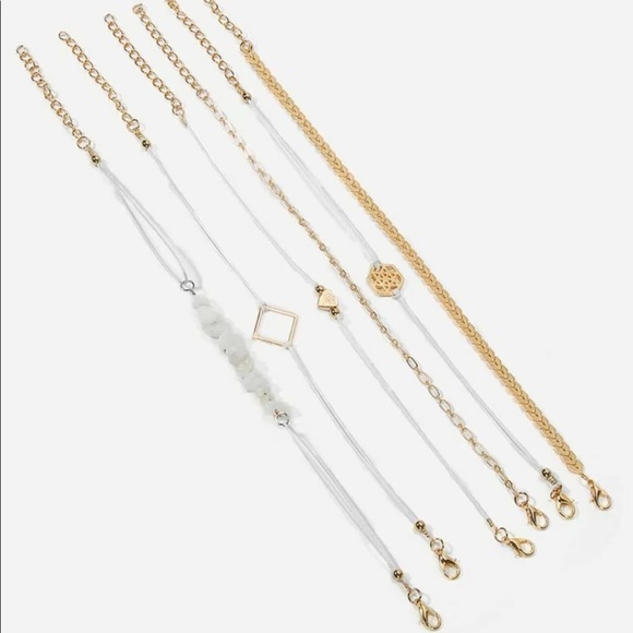 Stone & Heart Bracelet Set - Picture 4 of 5